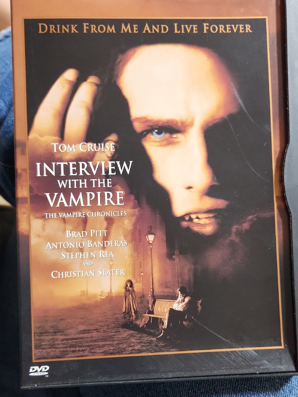 Interview With The Vampire DVD - Brown/Tan Cover